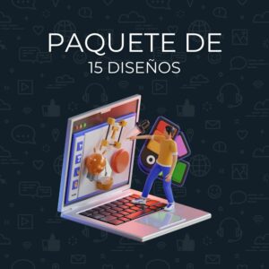 Paquete de 15 diseños